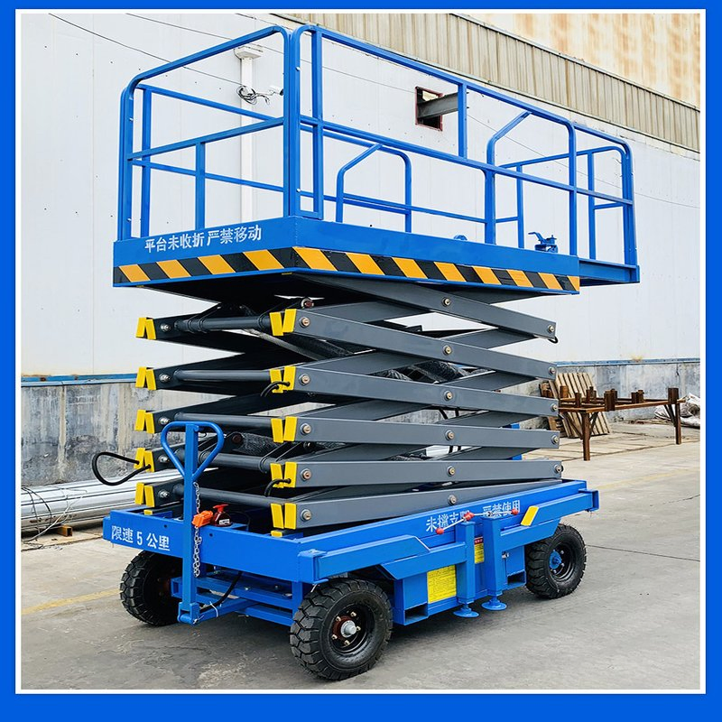 Strong Lifting Force Mobile Electric Scissor Lift Scissor Hydraulic Lift Platform for Industrial Maintenance