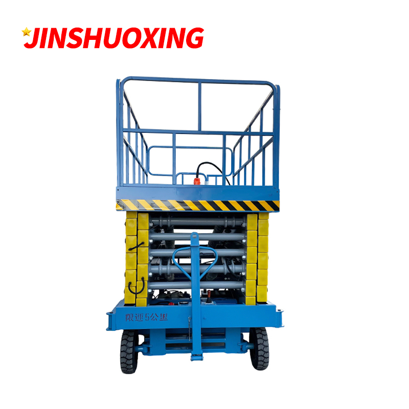Heavy-Duty Hydraulic Electric Scissor Lift High Lifting Platform with Cable Wires