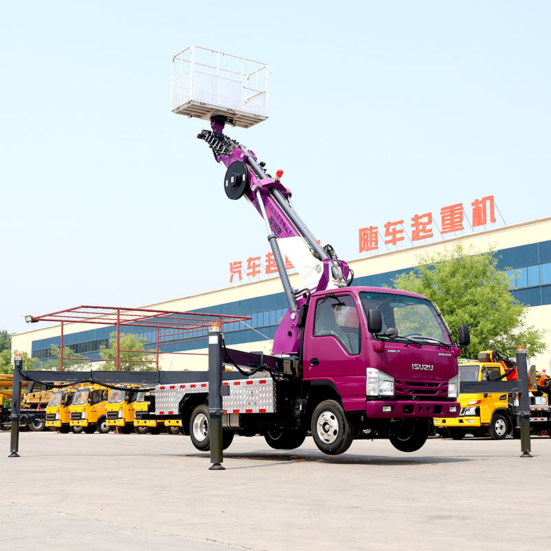 Hydraulic Mobile Boom Lifting Platform, Oil-Electric Dual-Purpose, Manned Lifting Aerial Vehicle, Equipment Manufacturer Price, Can Be Customized According to D