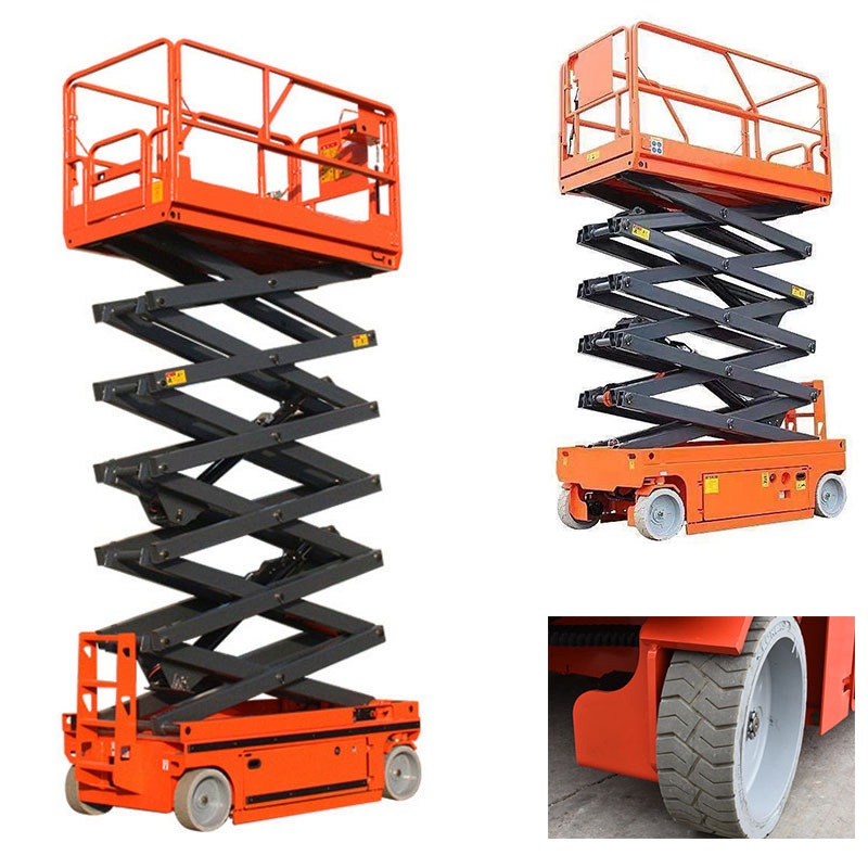 Popular Best Price Bridge Building 6-12m Hydraulic Mobile Electric Scissor Lift Scissor Lifting Platform