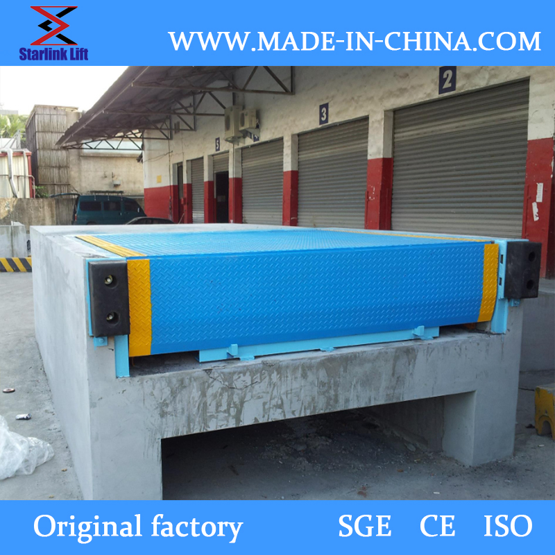 10t Portable for Warehouse Logistics Dock Leveler for Sale Forklift Ramp Fixed Yard Ramp