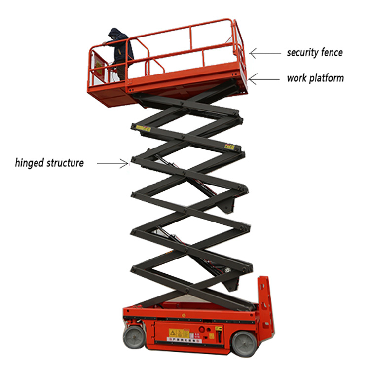 Hydraulic Aerial Work Platform Mini Scissor Lifting Platform