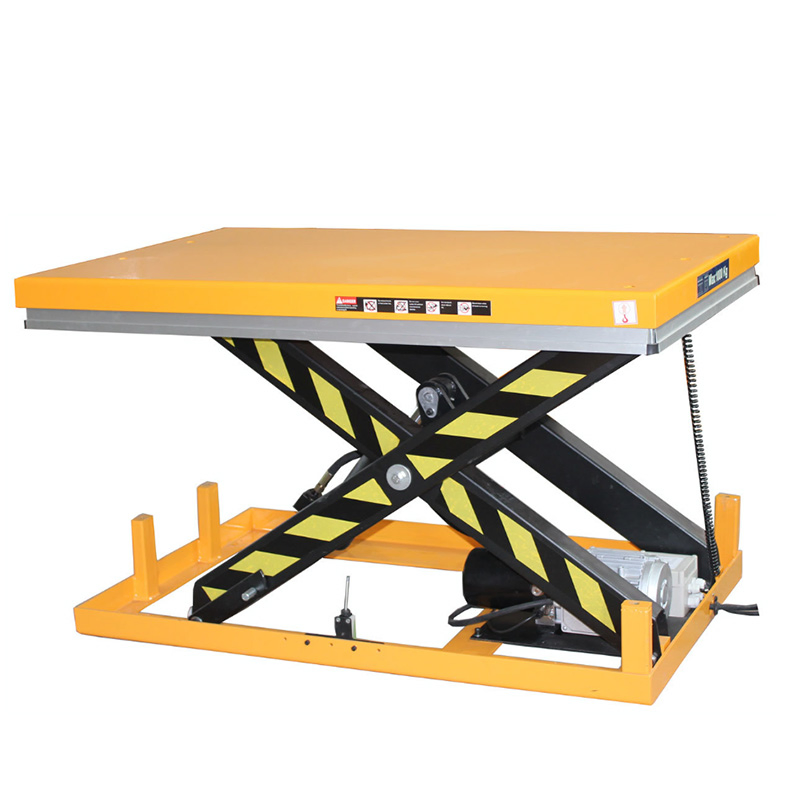 Versatile Stationary Scissor Lifting Platform with Electric Hydraulic System