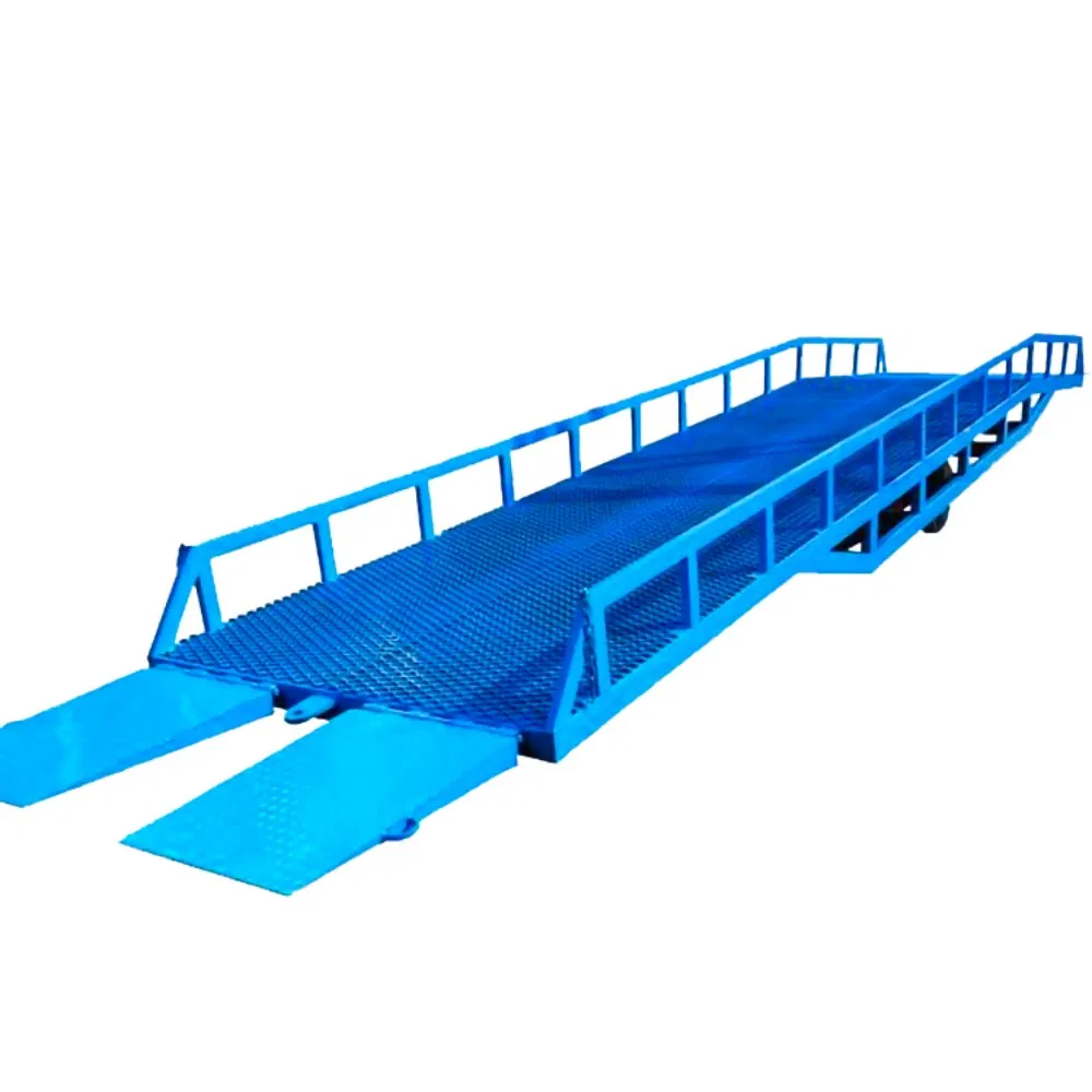 6t 8t 10t 12t Manual Electric Ramp Cargo Forklift Truck Mobile Boarding Bridge Hydraulic Dock Leveler