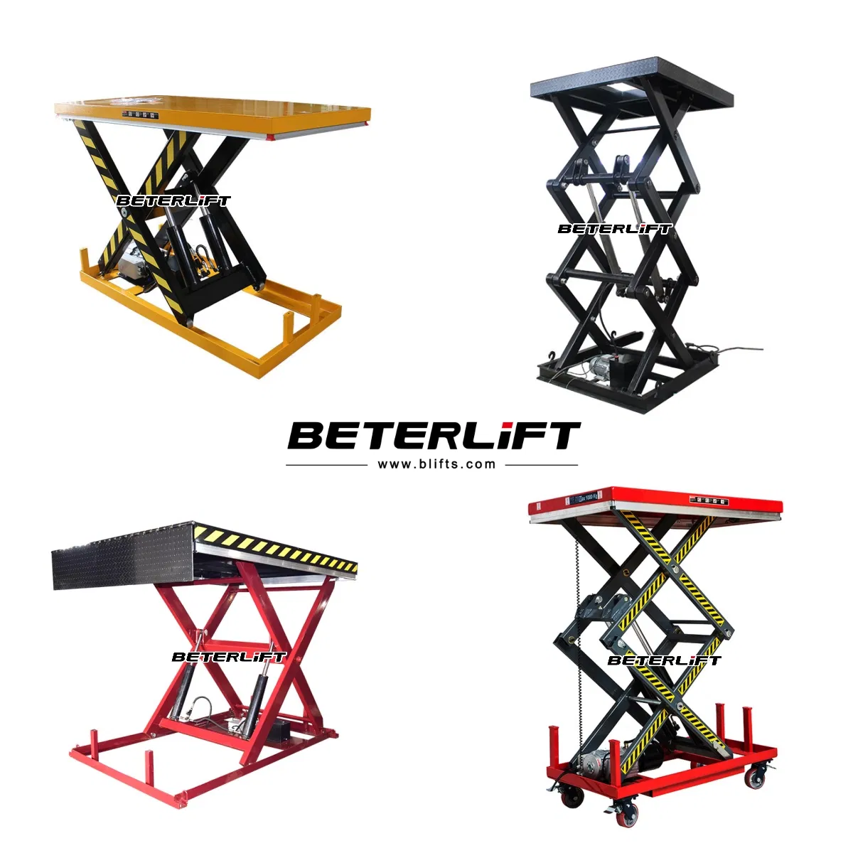High Quality 100kg-10000kg Electric Hydraulic Lifting Stationary Table Scissor Lift Platform