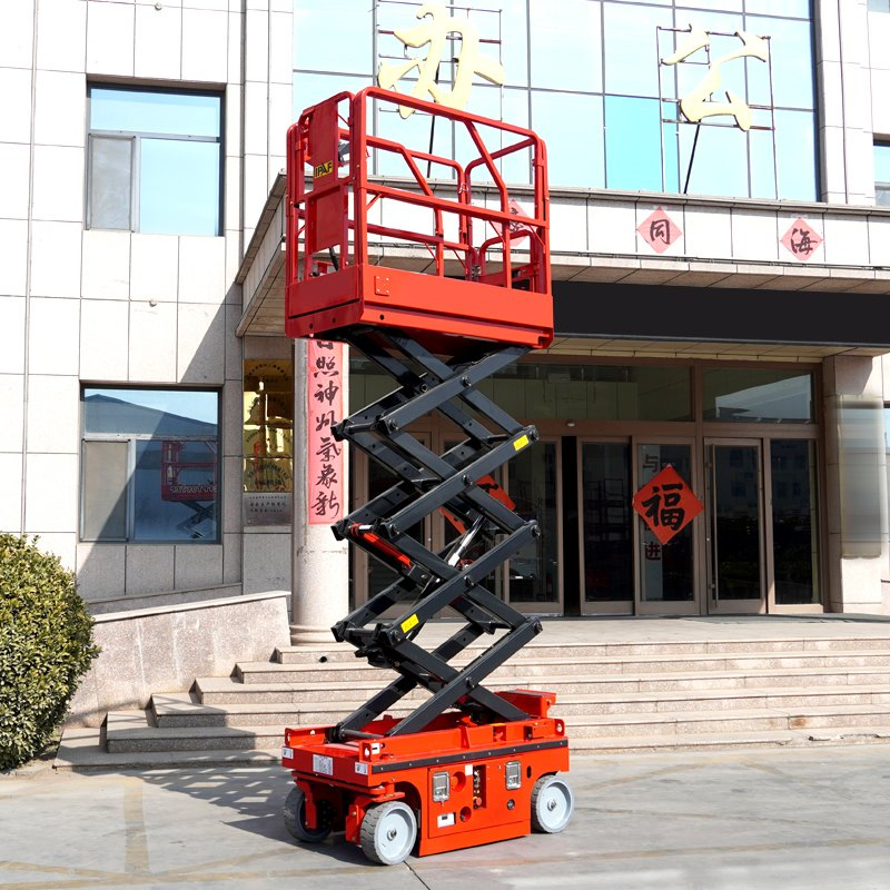 High Performance 4m-12m Cargo Electric Hydraulic Mobile Lifting Work Platform