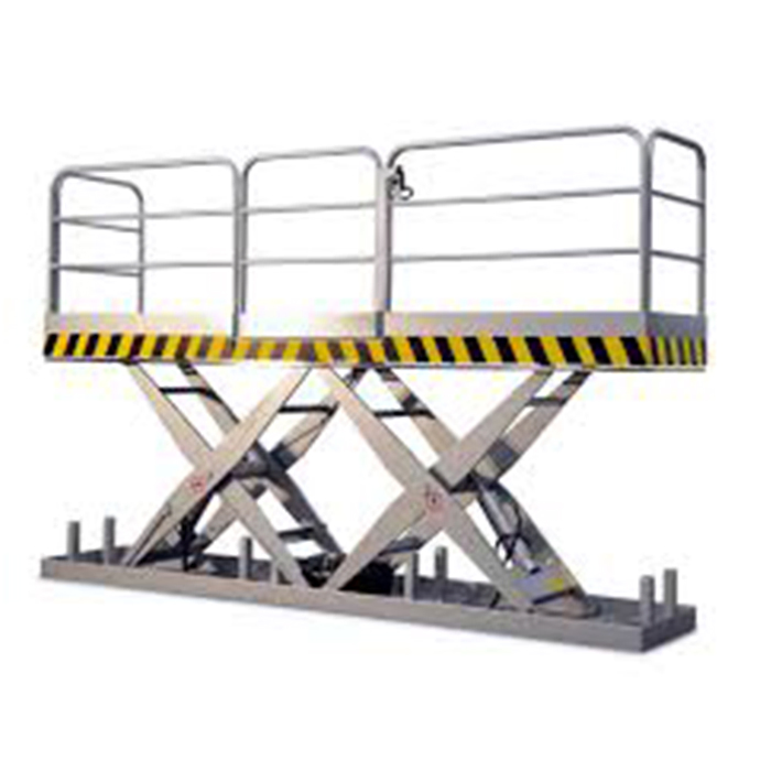 1t Stationary Hydraulic Electric Scissor Lift Tables Lifting Platform
