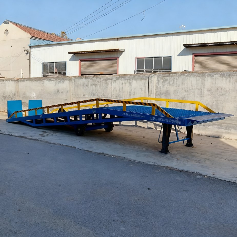 Ramps for Forklift Container Ramp for Hydraulic Mobile Dock Ramp Mobile Dock Ramp Container Loading Ramp Mobile Yard Ramp 8 T 10 T 12 T 14 T 16 T