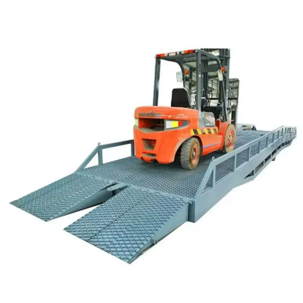Customized Color 6-10t Hydraulic Warehouse Mobile Yard Ramp Platforms