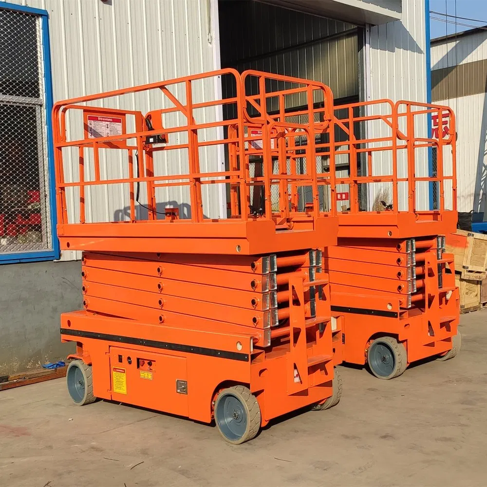 6-18 M Mobile Electric Work Lifting Telescopic Boom Platform Freight Elevator Scissor Lift Table Towable Self Propelled Man Lift Electric Scissor Manlift