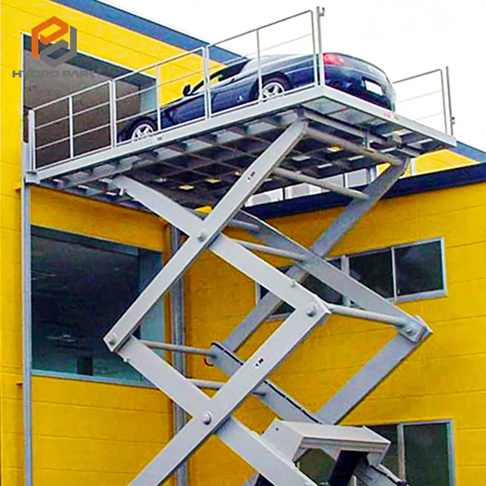 Vertical Double Deck Lifting Platform Hydraulic Scissors Car Lift