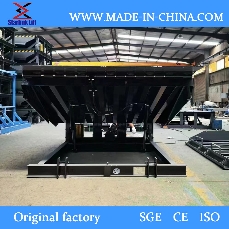 8t Portable Warehouse Logistics Loading Dock Leveler Fixed Yard Ramp