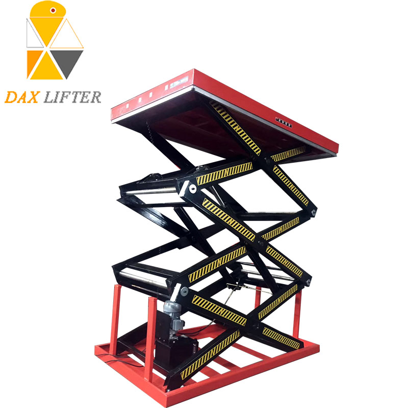 China Exported Lifting Goods Professional Stationary Hydraulic Material Lift Platforms