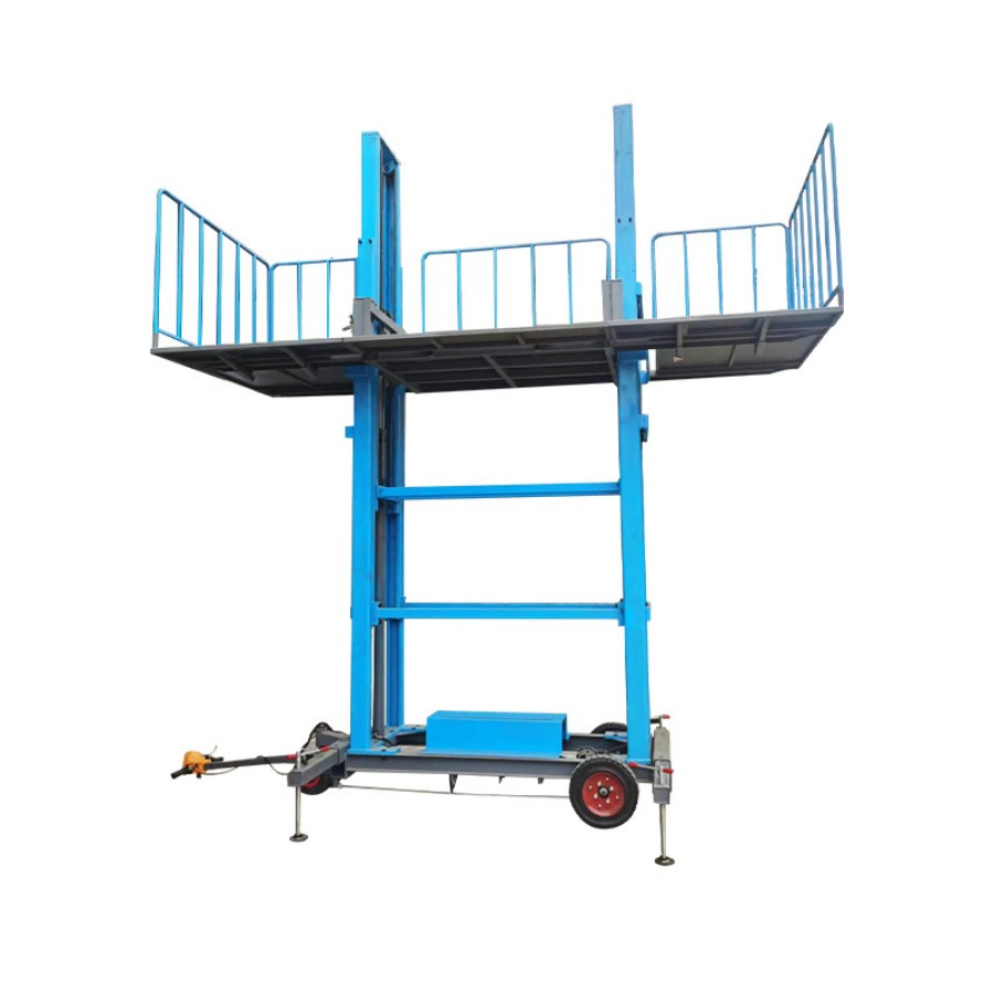 Construction Site Electric Work Freight Mobile, Scissor Lift Equipment Aerial Lifting Platform
