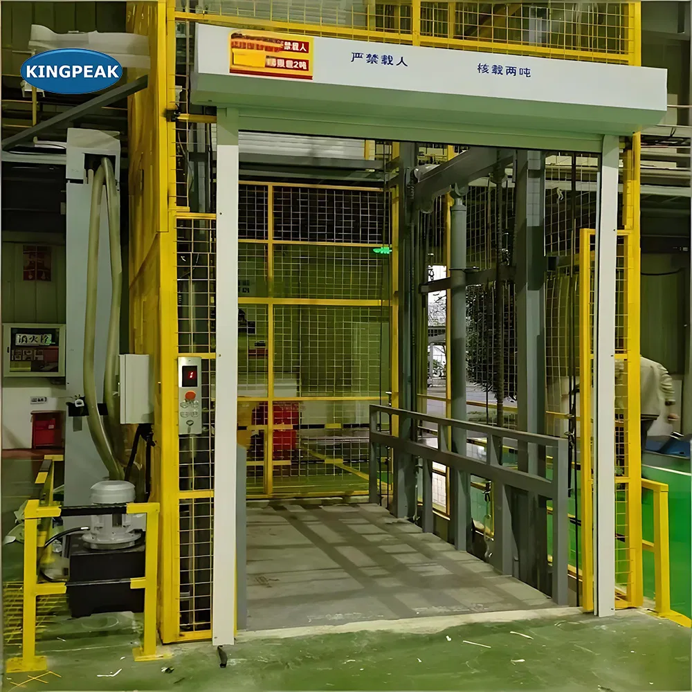 2-10 Ton Electric Freight Elevator Lift for Cargo/Goods Hydraulic Lift Platform