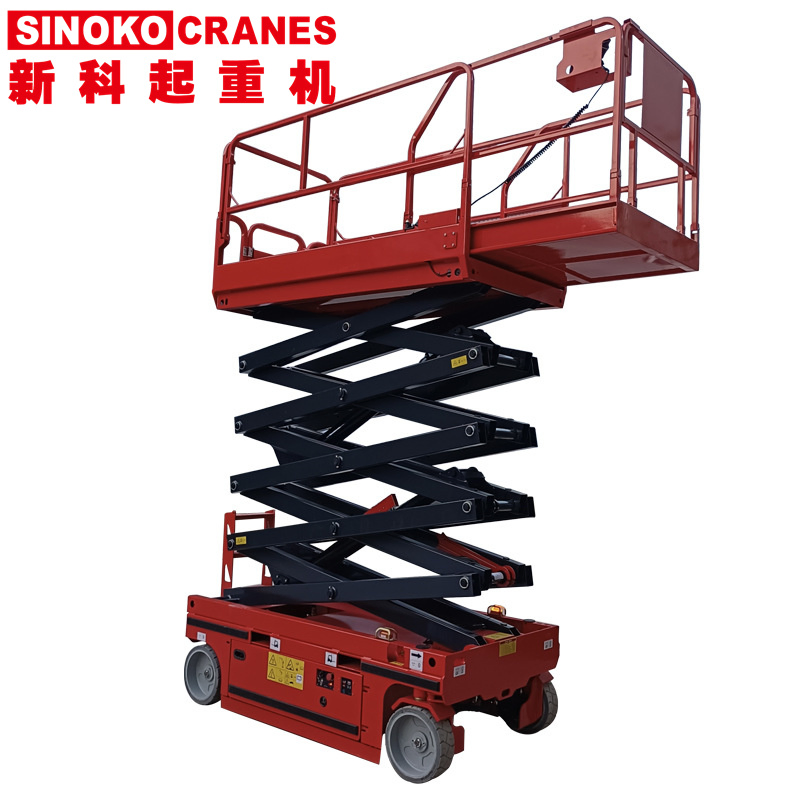 China Lifting Equipment Fully Electric Self Propelled Hydraulic Aerial Work Platform Scissor Lift Table Platform