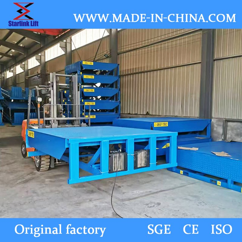 10t Portable for Warehouse Logistics Dock Leveler for Sale Forklift Ramp Fixed Yard Ramp