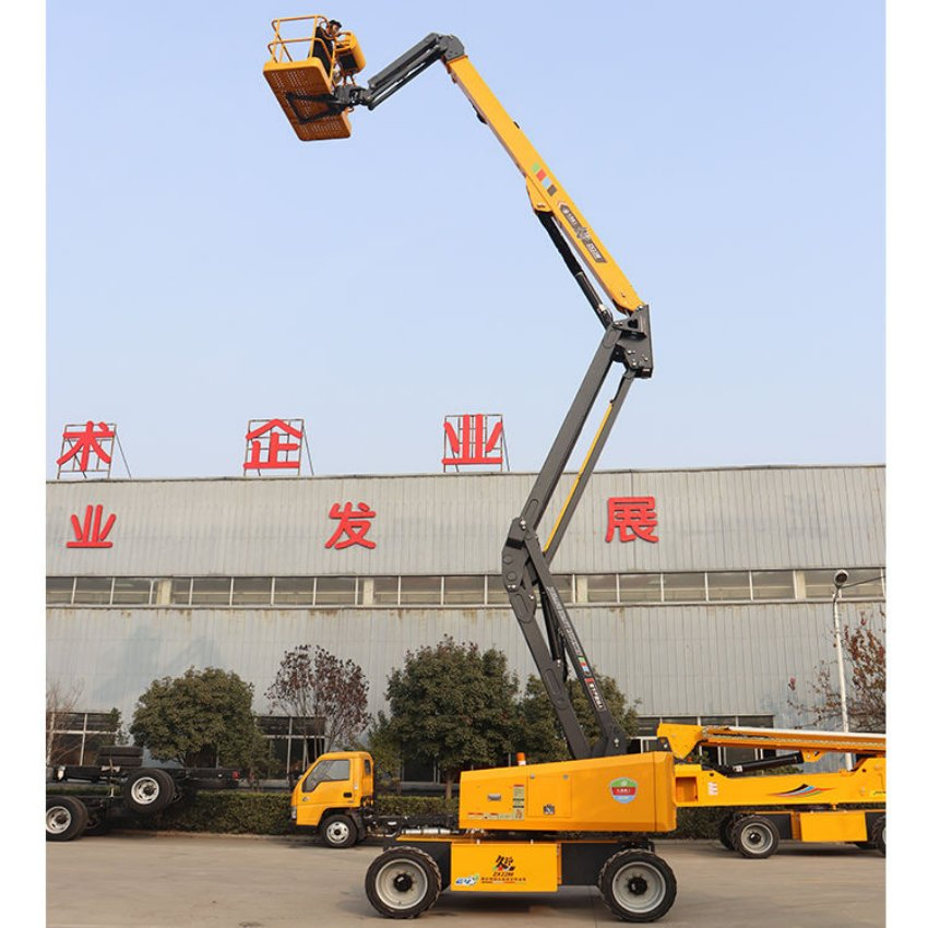 Telescopic Boom Lifting Capacity of 200kg High Efficiency Aerial Work Platform