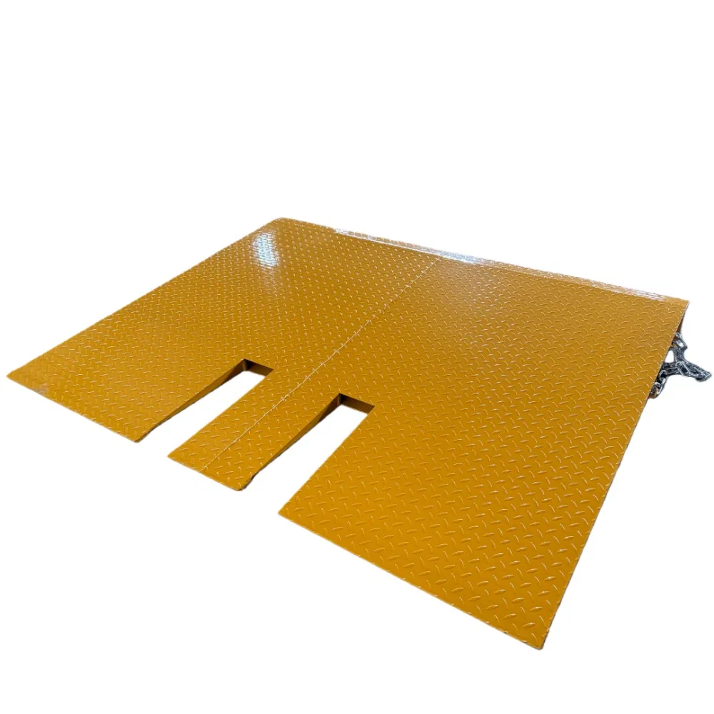 68" X 86" Heavy-Duty Mobile Steel Forklift Yard Dock Ramp, 15, 000 Lb Capacity Ideal for Warehouse/Shipping Container Loading Unloading