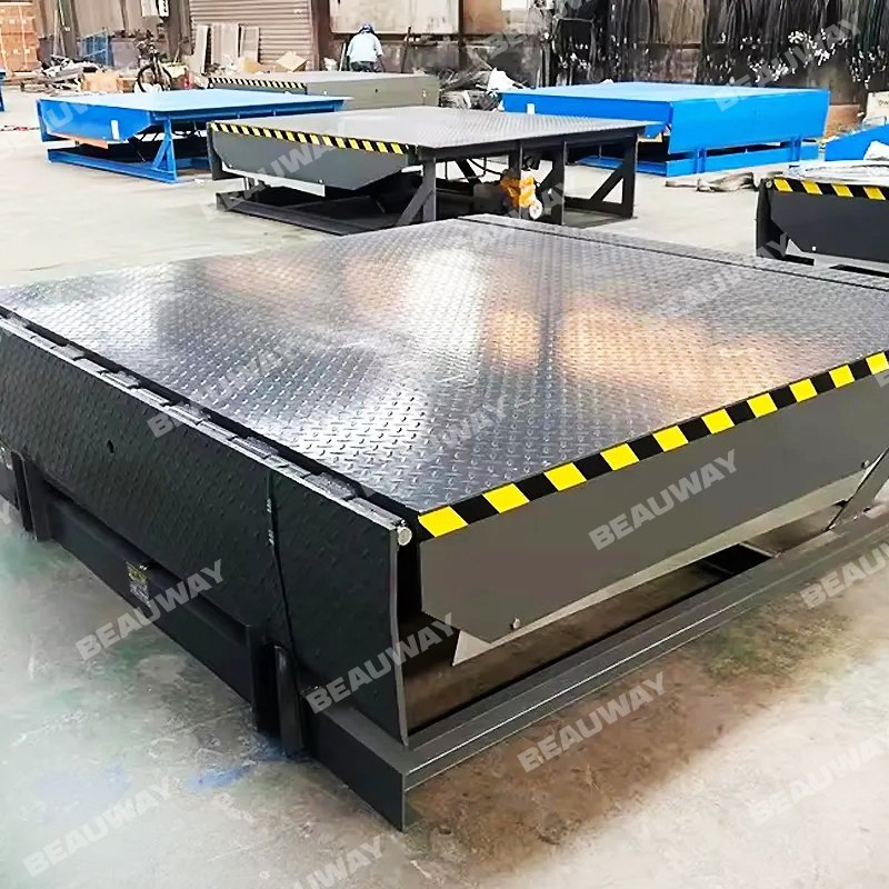 6-20 Tons Electric Loading Ramp Truck Loading Dock Ramps Hydraulic Dock Ramp for Warehouse