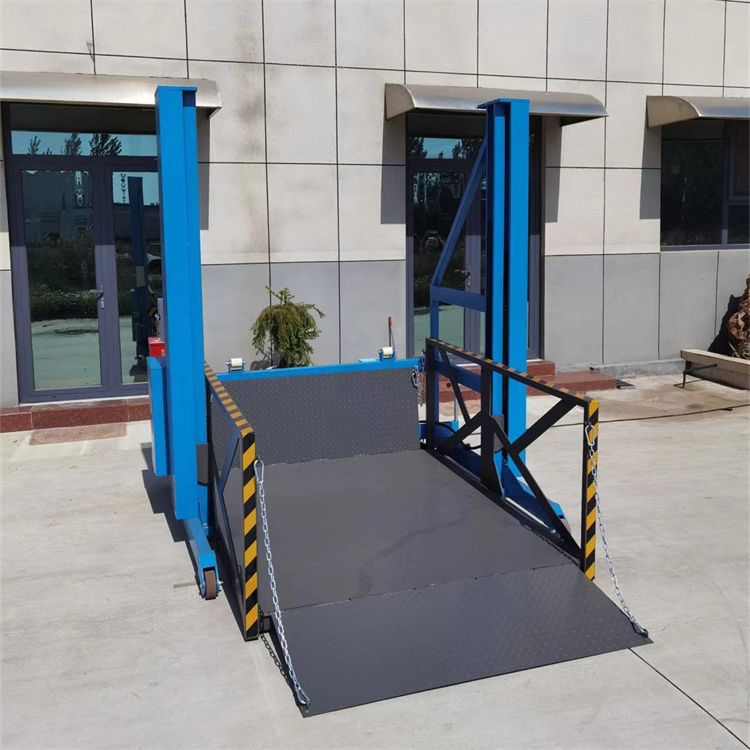 2 Ton Unloading Platform Mobile Electro-Hydraulic Elevator Loading Unloading Metal Artifact Electric Cargo Lifting Ladder