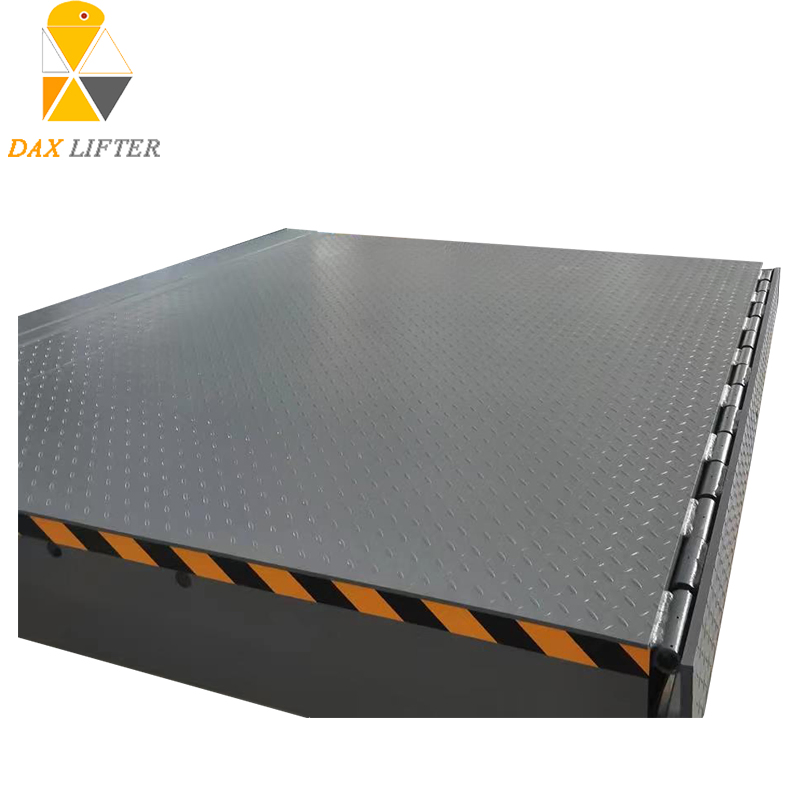 Daxlifer Yard Ramp Dock Leveler 8 Tons Fixed Hydraulic Boarding Bridge