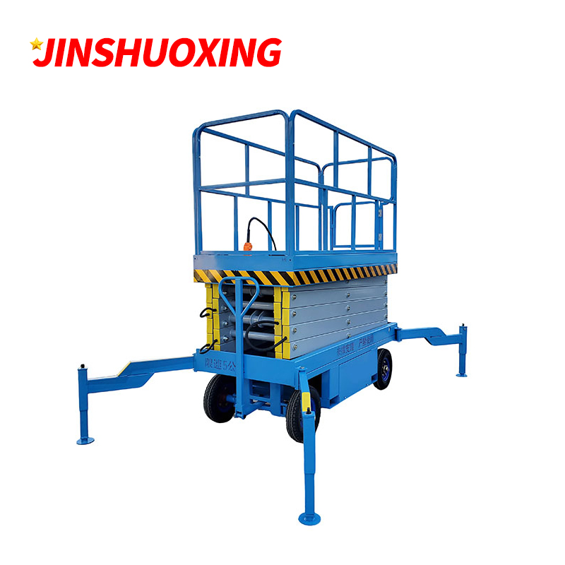 Heavy-Duty Hydraulic Electric Scissor Lift High Lifting Platform with Cable Wires