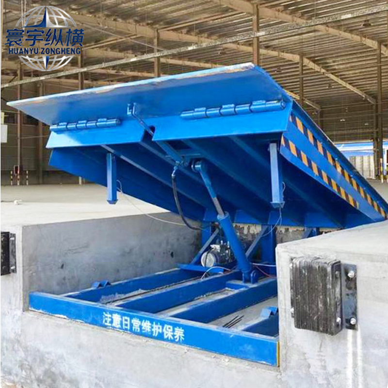 Efficient 8t Heavy-Duty Dock Leveler Strong Steel Loading Platform for Warehouses &amp; Factories