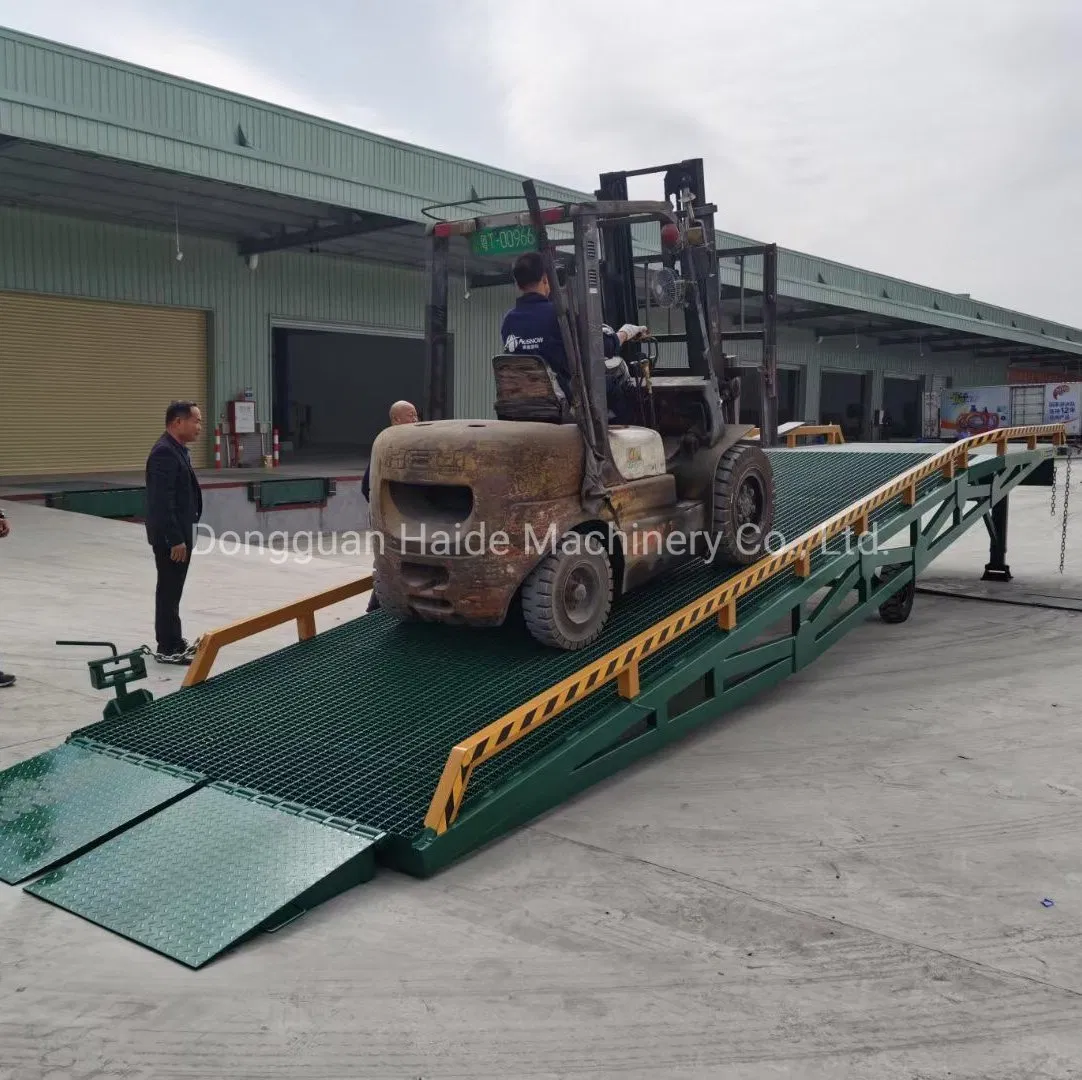 Ce-Approved 10ton/15ton/20ton Mobile Container Loading/Unloading Dock Yard Ramp