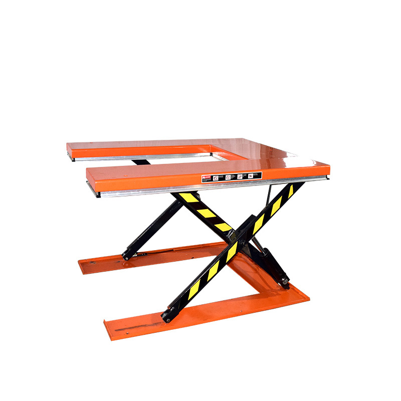 Hydraulic Work Platforms Stationary Scissor Lifting Platform Hydraulic Lift Trolley