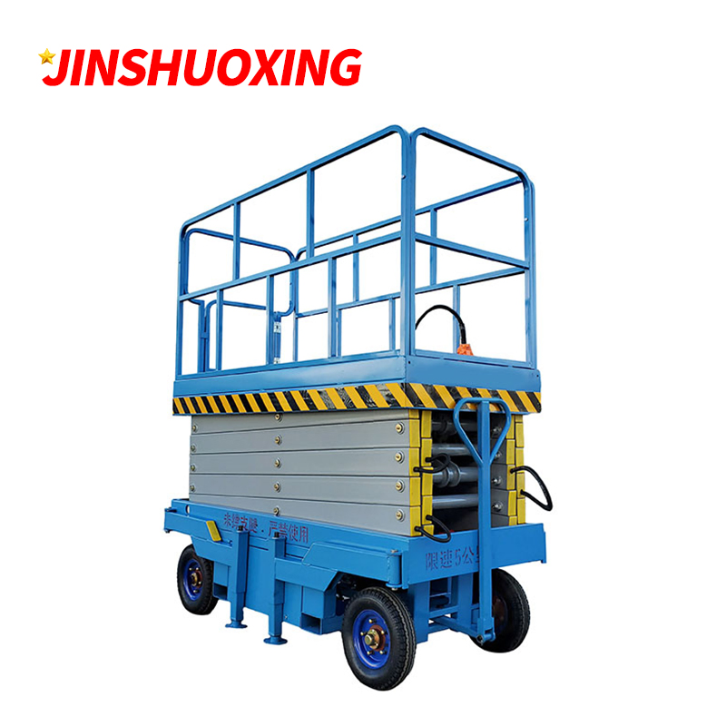 Heavy-Duty Hydraulic Electric Scissor Lift High Lifting Platform with Cable Wires