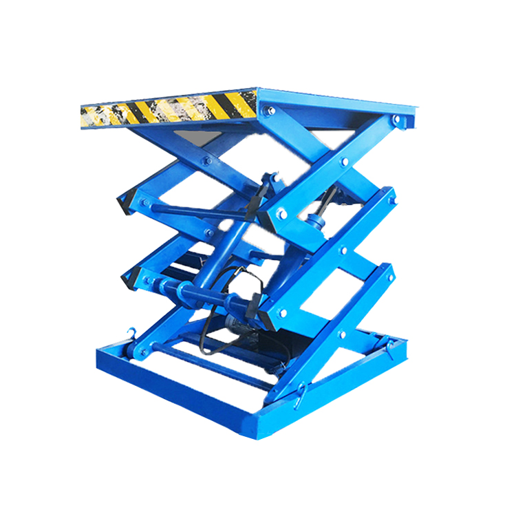 500kg Lifting Height Hydraulic in-Ground Stationary Scissor Lift Freight Elevator Lift Platform