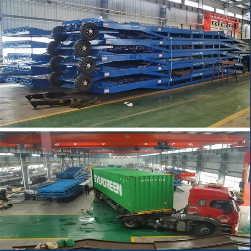 Carbon Steel Construction Mobile Boarding Bridge for Logistics Containers Easy