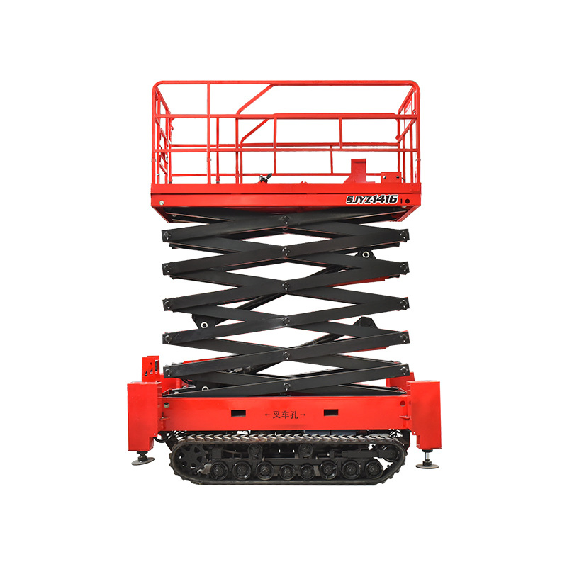 Pit-Mounted Hydraulic Stationary Scissor Lift Track Chassis Anti-Drift Heavy Duty Lifting Platform Industrial Equipment Maintenance Customizable