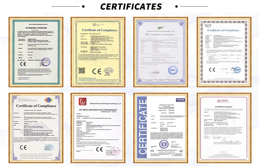 Quality Certifications