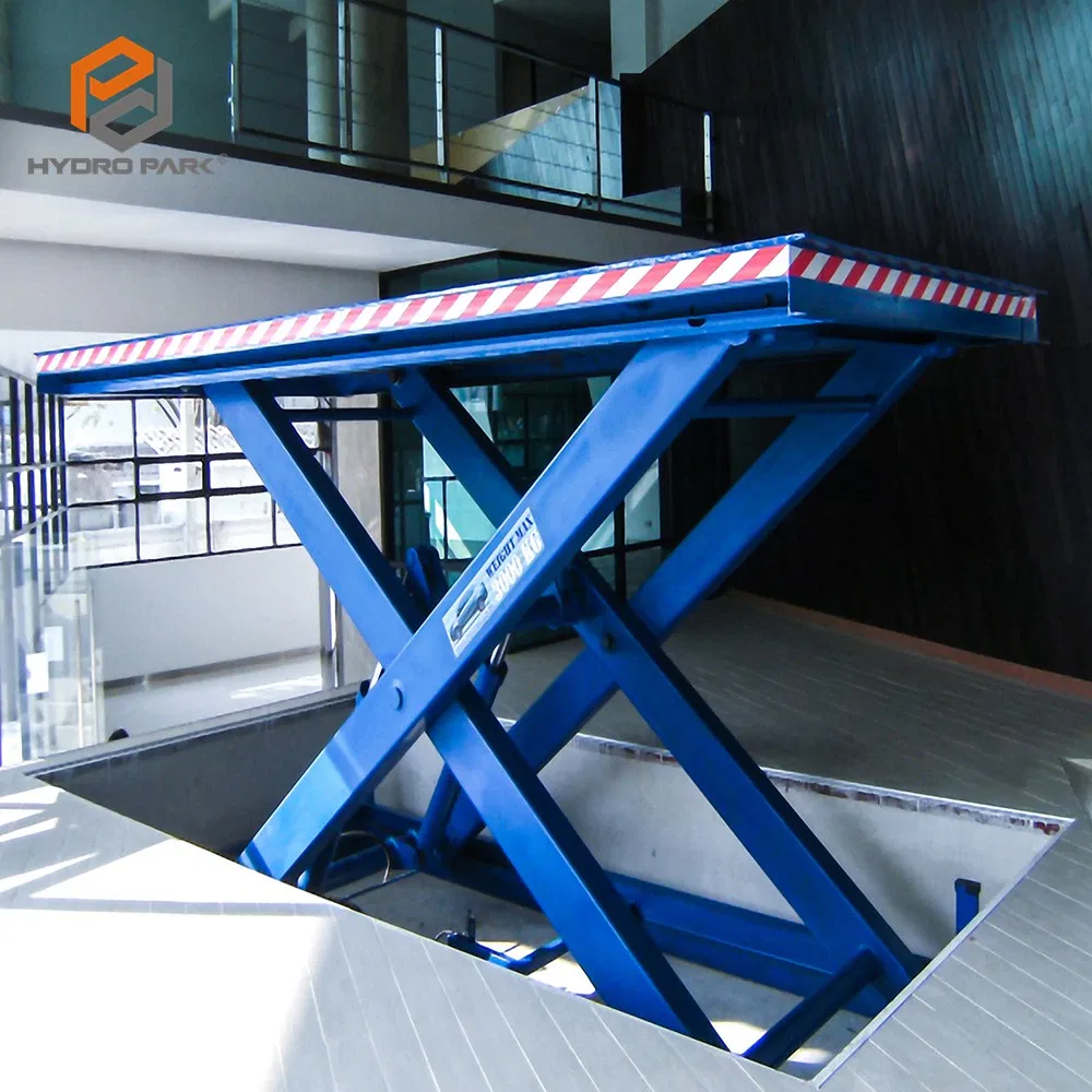 Hydraulic Double Floor Car Lifting Platform Scissor Car Lift