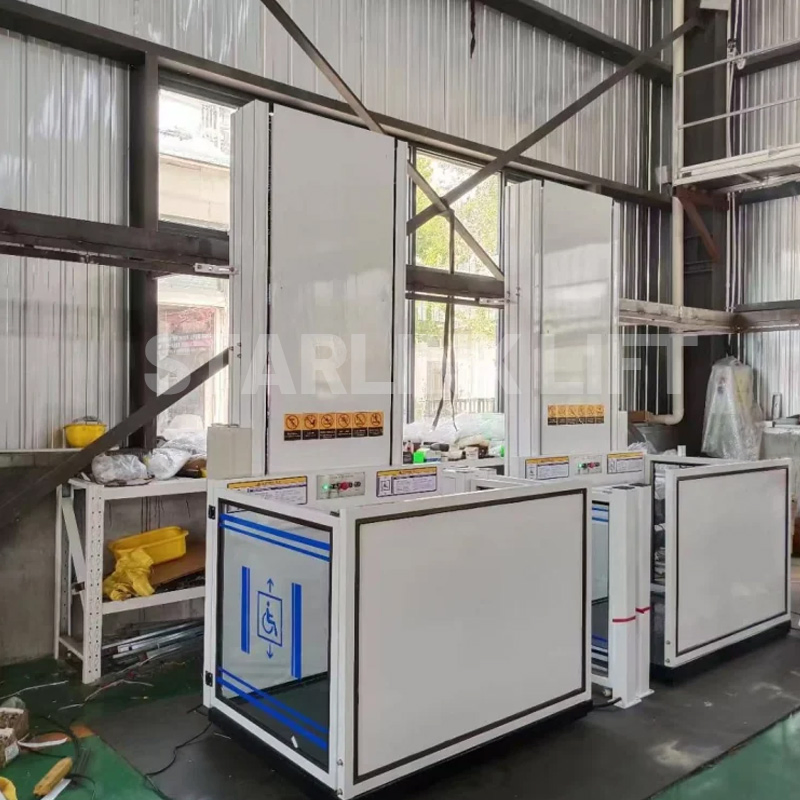 on Sale Residential Vertical Platform Lift Hydraulic Accessible Home Lift Vertical Wheelchair Lift