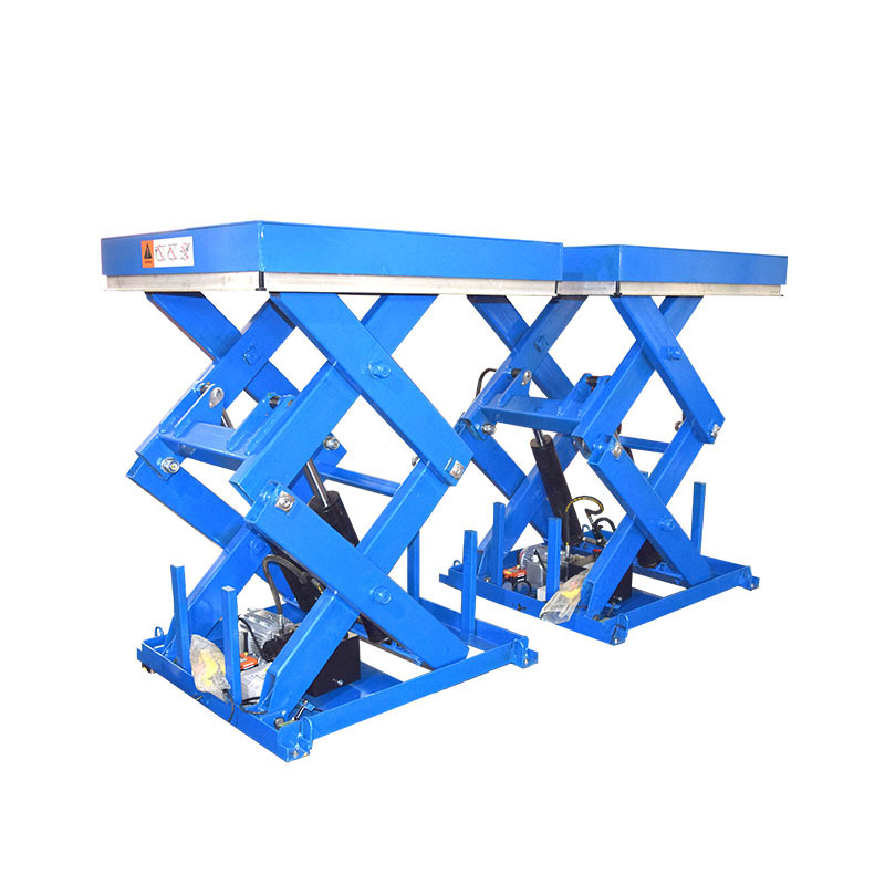 Stationary Hydraulic Lift Scissor Platform High Quality Small Cargo Lift Lifting Table Manual Foot Pump 2025 Newly Customized