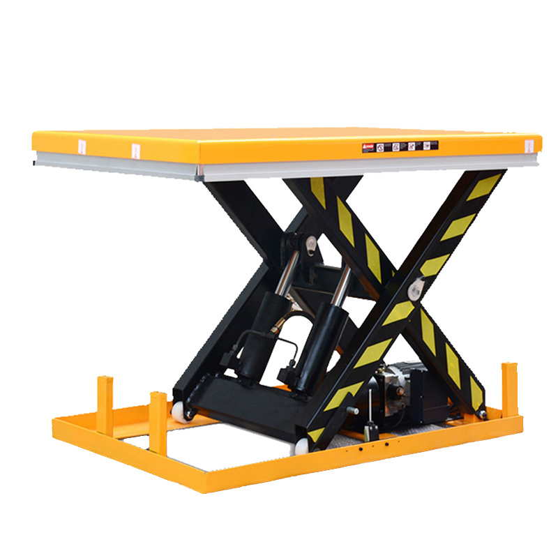 Versatile Stationary Scissor Lifting Platform with Electric Hydraulic System