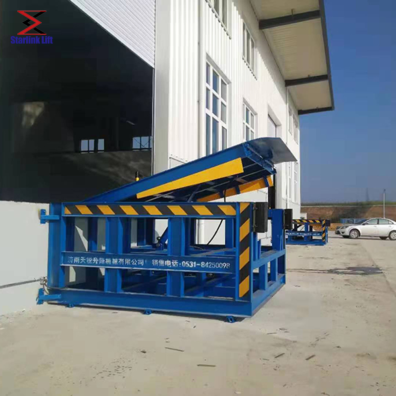 12t Portable for Warehouse Logistics Dock Leveler for Sale Dock Ramps for Forklifts Fixed Yard Ramp