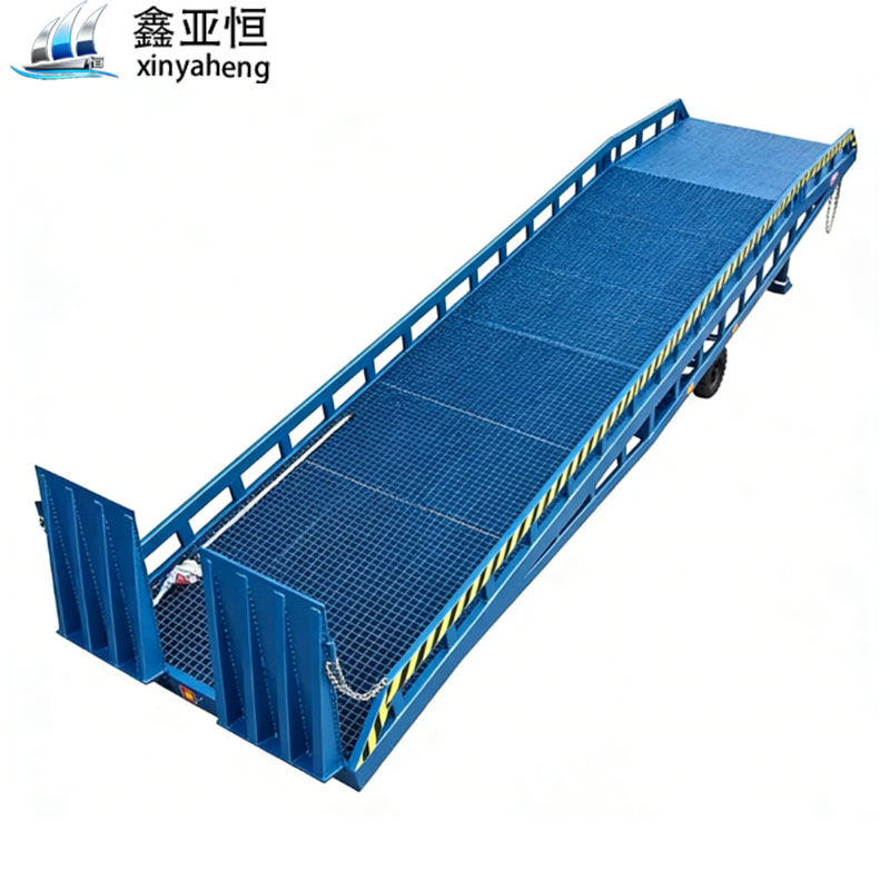 12 Ton Mobile Hydraulic Container Loading Bridge Dock Yard Ramp