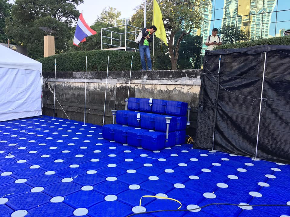 Plastic Pontoon Cube Floating Platform Supplier for Marina Dock