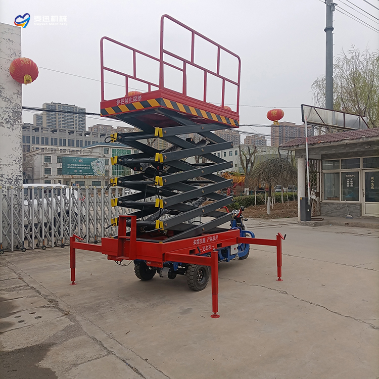 Battery Driving Tricycle Aerial Lift Platform 11 Mi Lifting Mobile Electric Scaffolding Lift Platform