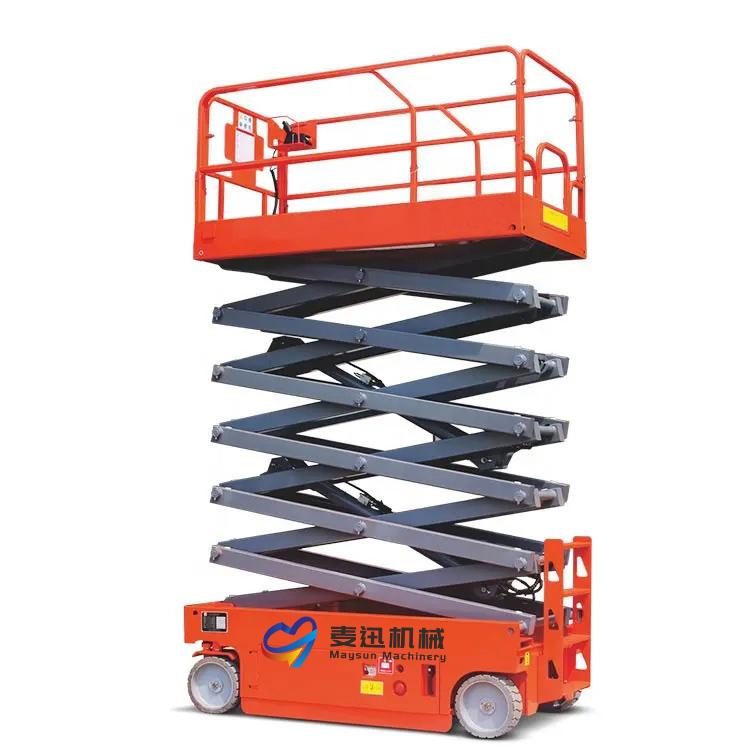 4m Aerial Working Self Propelled Hydraulic Electric Scissor Lifting Platform