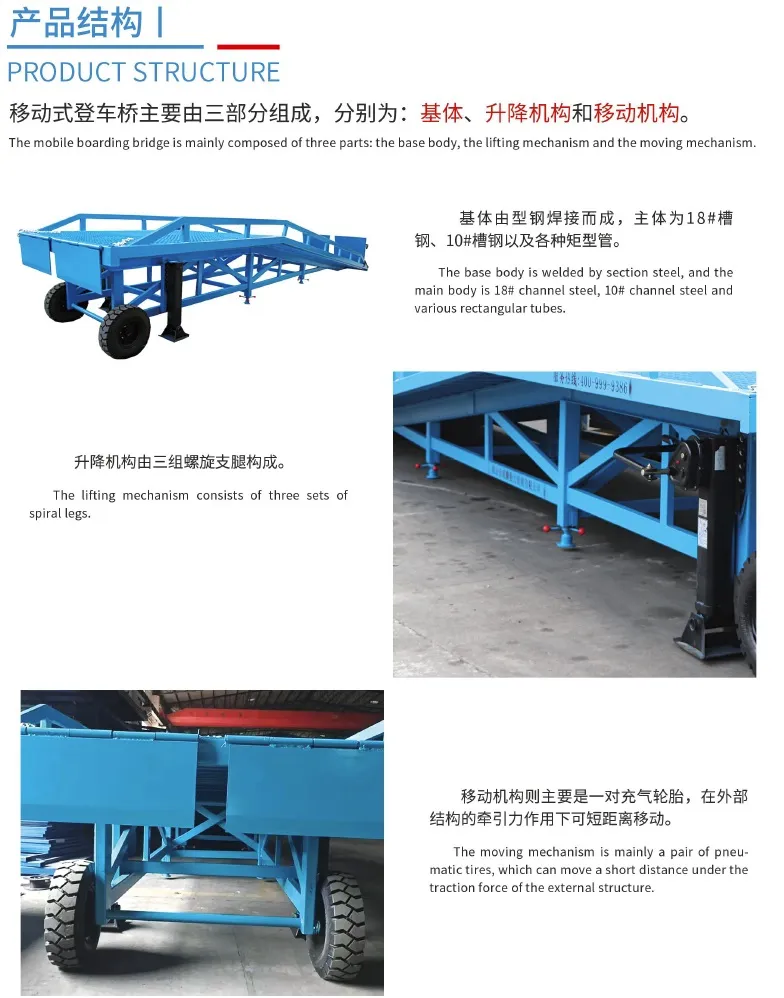 Mechanical Hydraulic Mobile Boarding Bridge