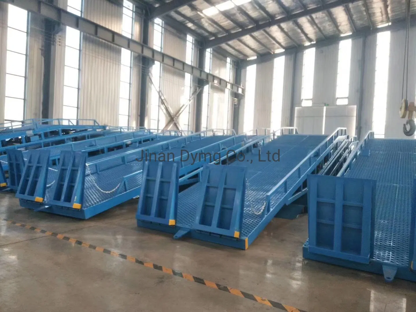 Dymg Mobile Loading Container Ramp in Poland, Netherlands, Germany, USA, Ireland, UK