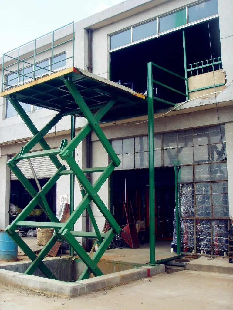 Stationary Hydraulic Lifting Platform Main View