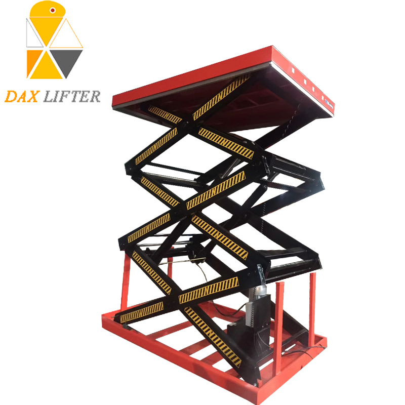 China Exported Lifting Goods Professional Stationary Hydraulic Material Lift Platforms