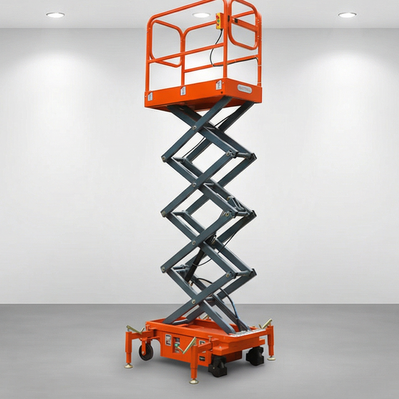 300kg Semi Electric Mobile Mini Scissor Lift Platform for Sale