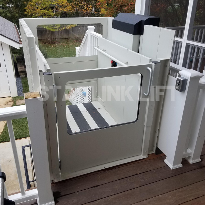 on Sale Residential Vertical Platform Lift Hydraulic Accessible Home Lift Vertical Wheelchair Lift